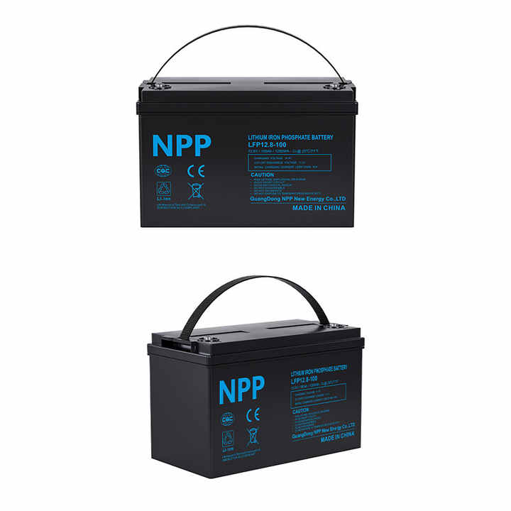 Lithium Lifepo4 Battery Charger 12.8V 100Ah 24V 200Ah High Cycle Life for Solar Energy Storage Golf Carts Electric Bicycles NPP
