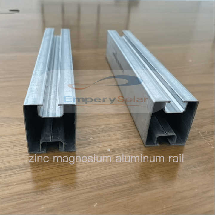 Aluminum Mini Rails 30.75*67mm High-quality Solar Roof Mount Rails for Commercial Roof Systems EmperySolar