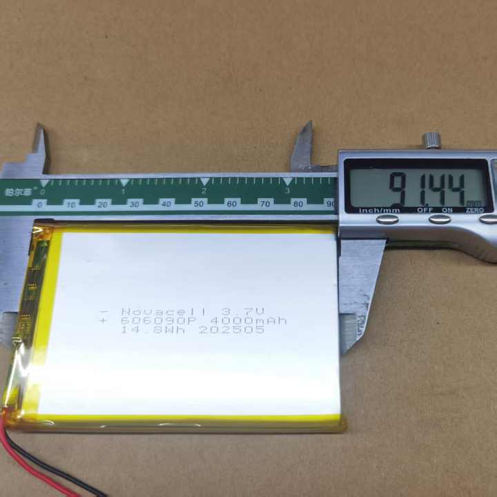 Rechargeable Polymer Battery 3.7V 4000mAh High-Capacity Li-ion for Consumer Electronics Toys Electronic Scales NOVACELL