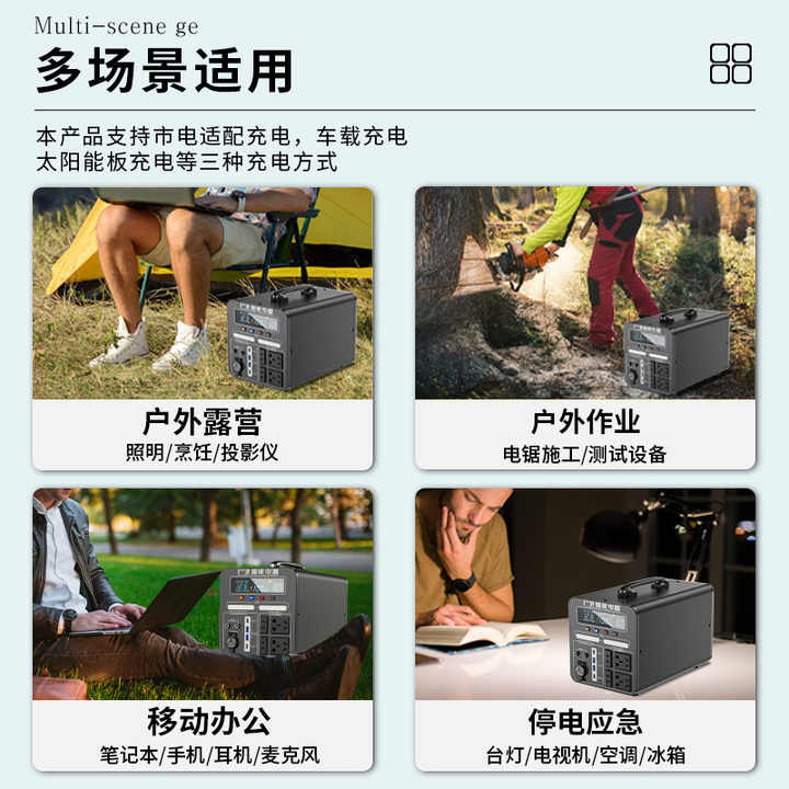 Portable Power Station High Capacity 600W-4800Wh Solar Energy Storage for Outdoor & Home Use with LED Display NOVA POWER