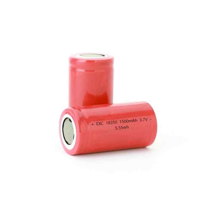 Cheap 18350 Rechargeable Battery Pack 1100mAh 1400mAh 1600mAh 3.7V High-Capacity for Flashlight Torch Solar Energy Storage Systems NOVACELL