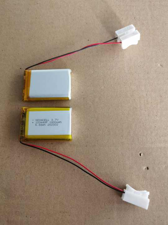 Lithium Polymer Battery Cell 3.7V 1800mAh Rechargeable for Consumer Electronics and Toys NOVACELL