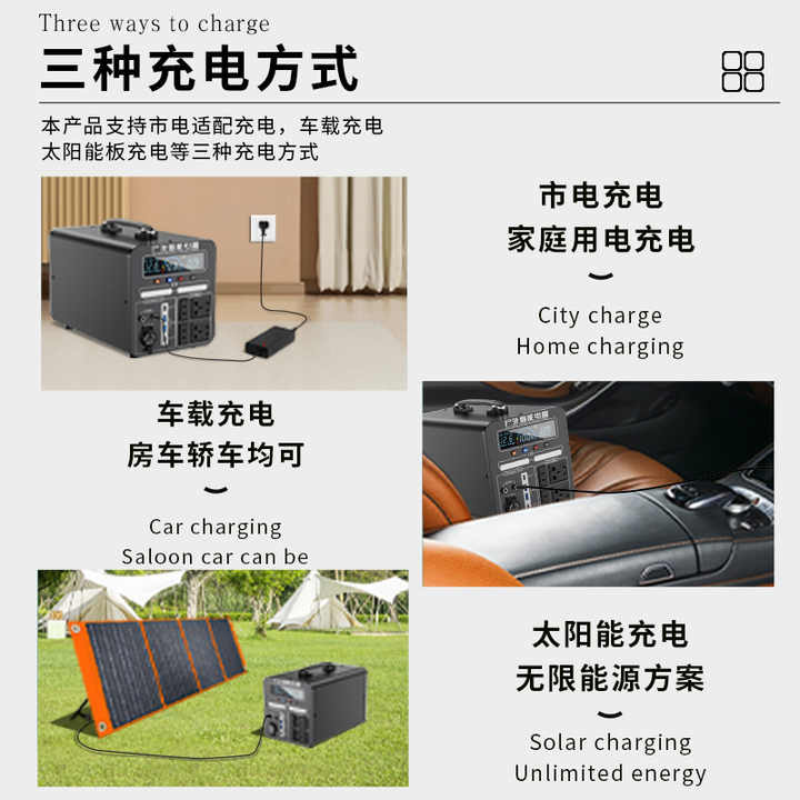 Portable Power Station High Capacity 600W-4800Wh Solar Energy Storage for Outdoor & Home Use with LED Display NOVA POWER