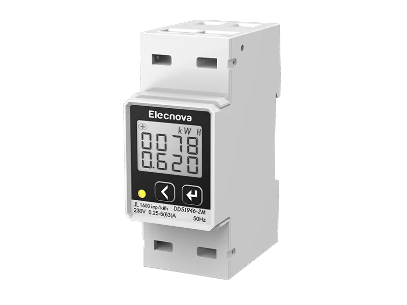 AC DIN-Rail Mounted Energy Meter High Accuracy Real-Time Monitoring for EV Charging Stations
