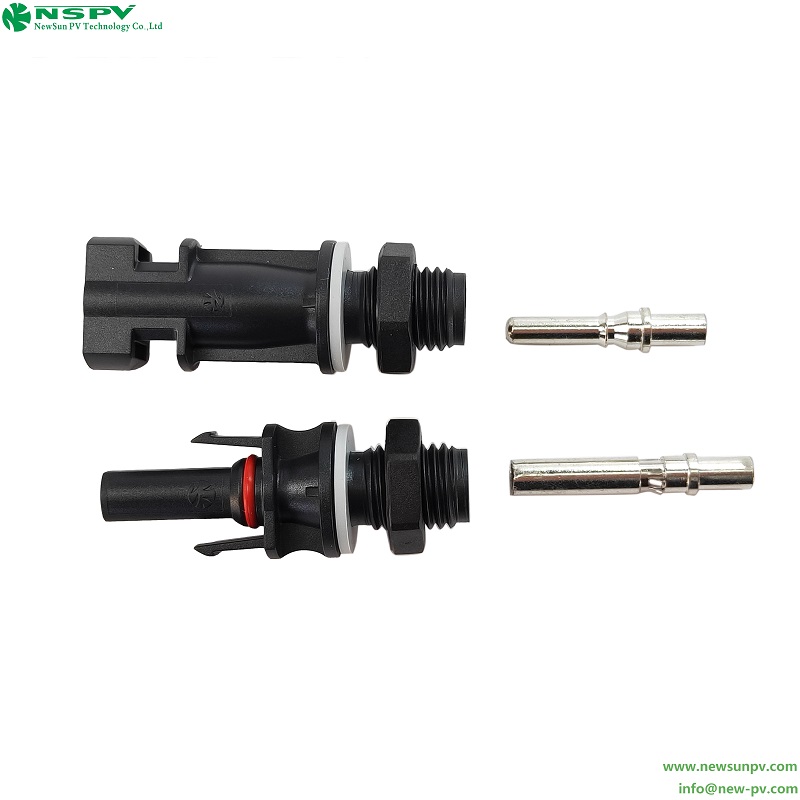 Solar 1500VDC PV4.0 DC Panel Connector 35A IP68 Waterproof Solar Cable Connector for Photovoltaic Systems