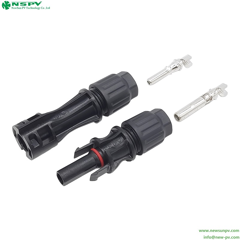 Solar 1500VDC PV4.0 DC Cable Connector 1.5-6sqmm Detachable IP68 Waterproof High-Stability Solar Power System Assembly Application