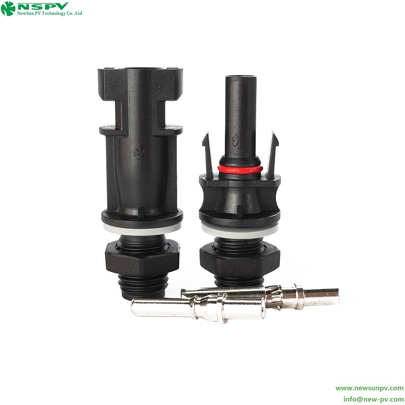 Solar 1500VDC PV4.0 DC Panel Connector 35A IP68 Waterproof Solar Cable Connector for Photovoltaic Systems