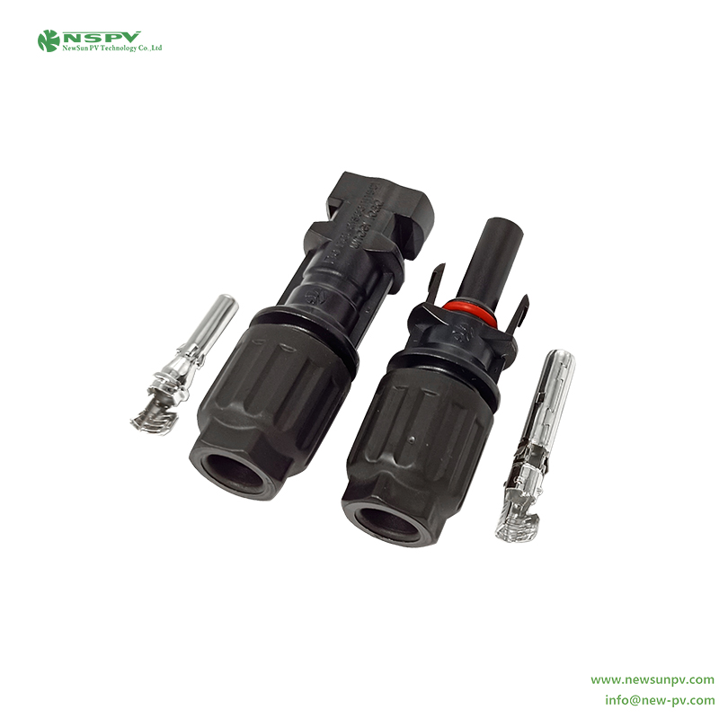 1000VDC PV4.0 DC Solar Cable Connector 30A IP67 Waterproof Detachable Connector for Solar Power Systems