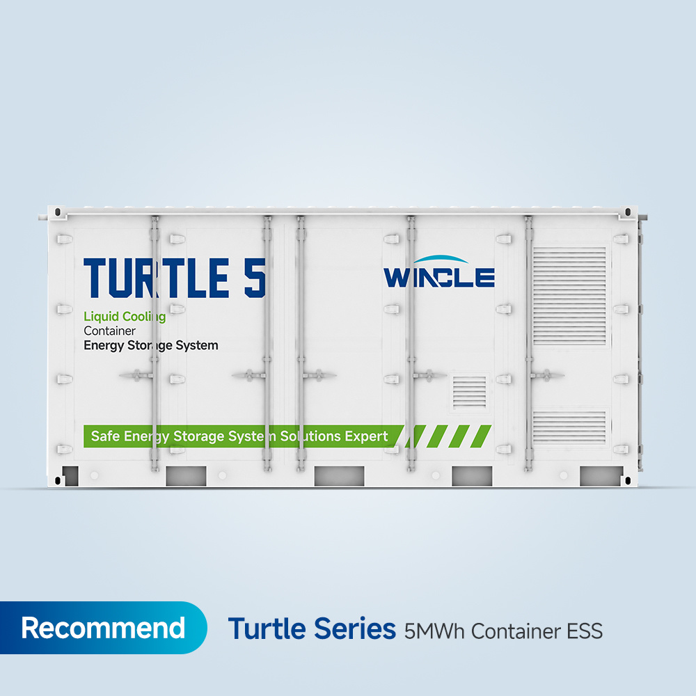 5MWh Turtle Series Liquid-cooled 20-ft Container High Energy Density Integrated Energy Storage System for Grid Support Renewable Energy Integration