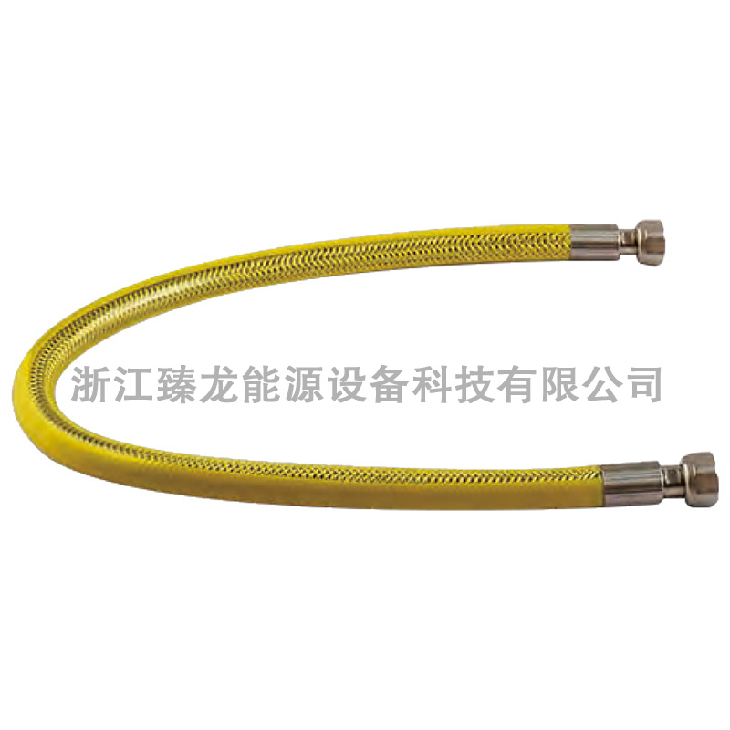 Stainless Steel Corrugated Pipe with PVC Coating Flat Washer G1/2 Nut Flange Joint 16mm OD for新能源储能 Systems ZLR-14