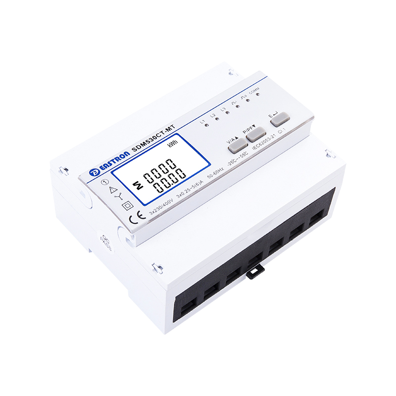 Three Phase Multi-function Energy Meter with Multi-tariff Function CT Type 1/5A Input Bi-directional Measurement 7 Module Size RTC Enabled SDM530CT-MT