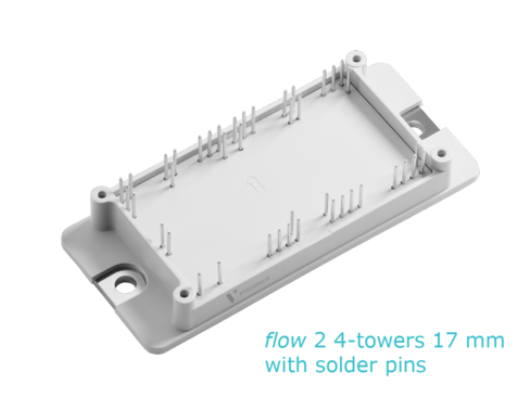 flow 2 Power Module with Copper Baseplate for Improved Thermal Conductivity in Energy Storage and Battery Systems