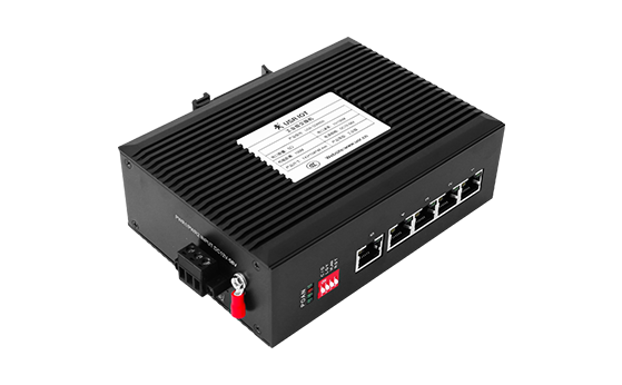 5-port Switch Industrial Anti-Thunder Anti-Static Plug and Play Network Port Expansion for Intelligent Transportation USR