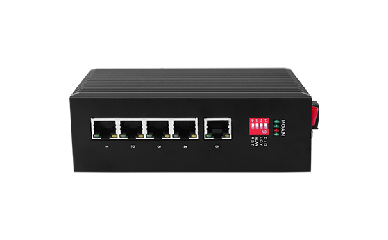 5-port Switch Industrial Anti-Thunder Anti-Static Plug and Play Network Port Expansion for Intelligent Transportation USR