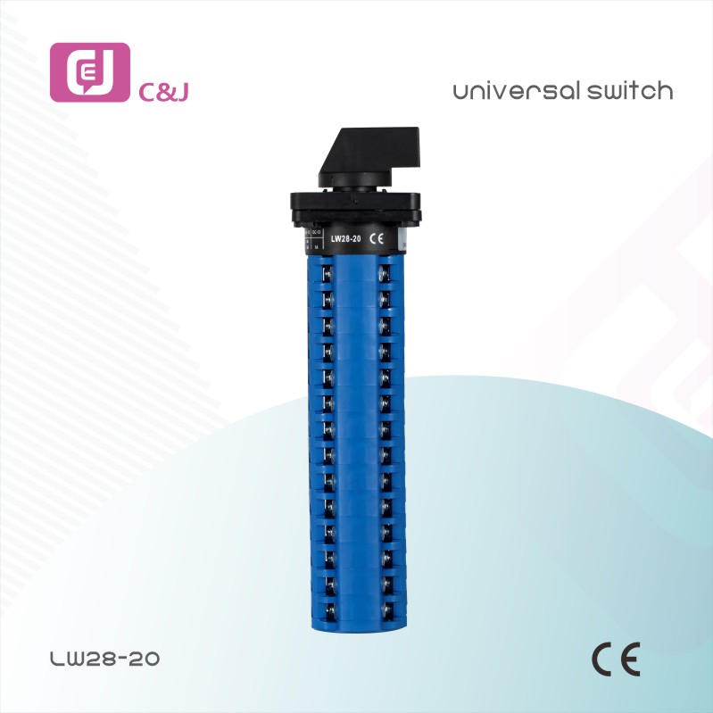 LW28-20 Series Universal Conversion Switch Three Gears Dual Power Supply Switching for Electrical Circuit Control in Renewable Energy Systems