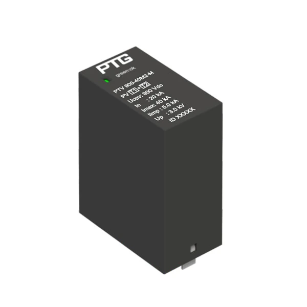 PV Series T1+T2 SPD Plug-in Modular Surge Protective Device for Compact Inverters and Power Supplies