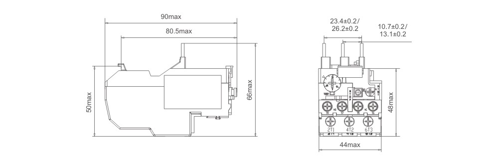 YCR7 Thermal Overload Relay 0.1-93A With Phase Failure Protection Industrial Electrical Protection CNC-Electric