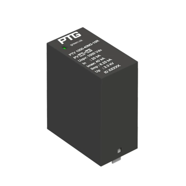 PV Series T1+T2 SPD Plug-in Modular Surge Protective Device for Compact Inverters and Power Supplies