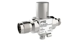 1/4λ SPD High Impact Resistance Fast Response Coaxial RF Surge Protector for GPS and Cellular Base Station Applications