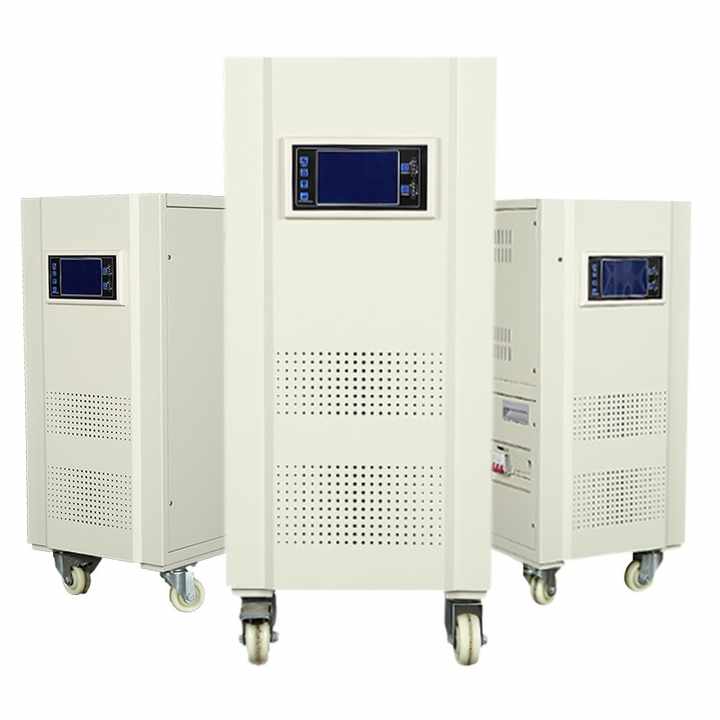50kVA Electronic Voltage Regulators Three-phase 380VAC Boost Converter for Data Centers and Financial Trading Systems Goter Power