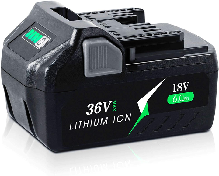 Power Tool Battery 36V/18V 3.0Ah-6.0Ah High-Capacity Rechargeable Li-ion for Power Tools, Home Appliances, Golf Carts ForHitachis