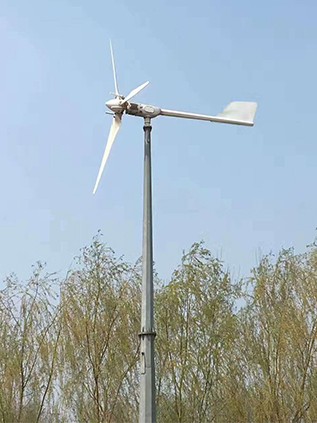 3kw Horizontal Home Wind Turbine Generator Rare Earth Permanent Magnet High Efficiency Low Noise 45dB Residential Commercial Use Amgenergia