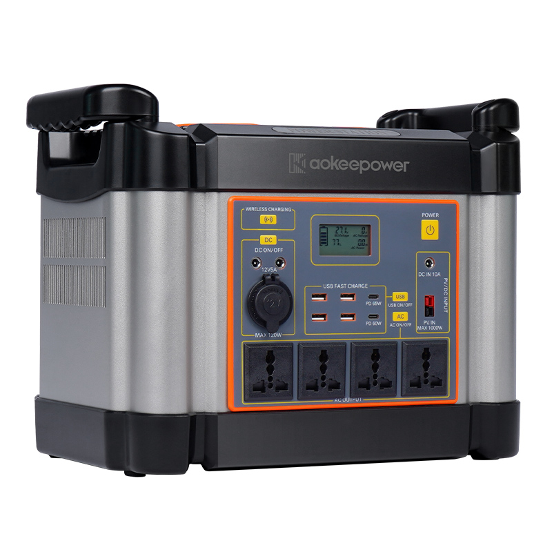 SRYG1000 External AC Charging 25.9V40AH 1036WH 1kW Max 2kW Power Backup Portable Energy Storage for Home and Outdoor Use