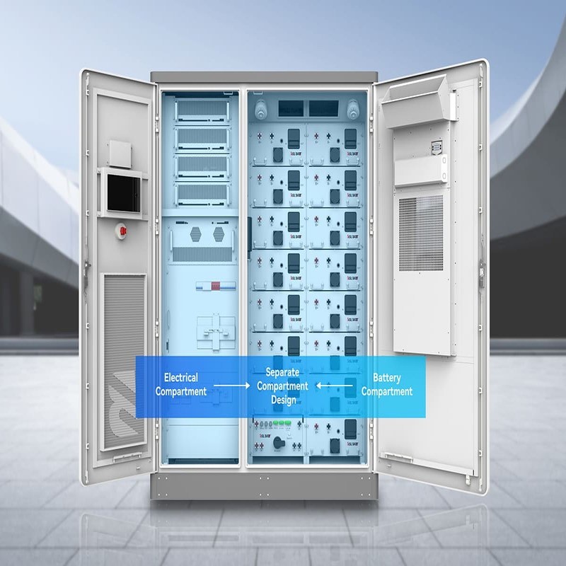 Commercial Storage System 50-215kWh High-Capacity Modular Battery Energy Storage for Solar Power Backup and Grid Applications