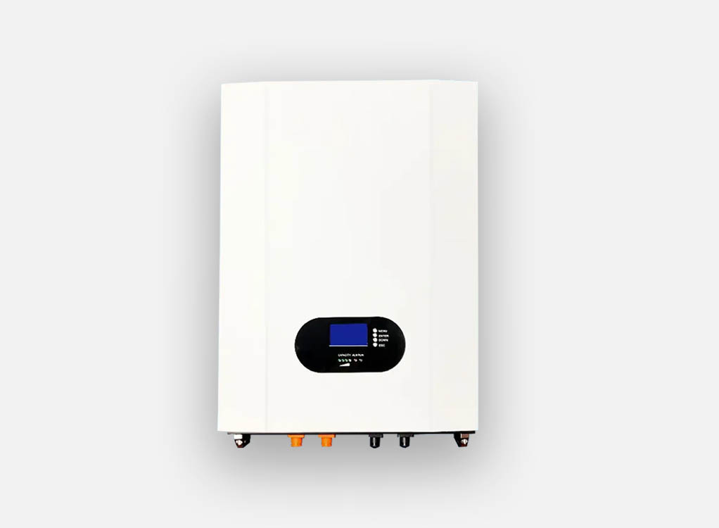 Wall Mounted Battery 48V 140Ah 5.12kWh Lithium Energy Storage System for Home Solar Power with Hybrid Inverter