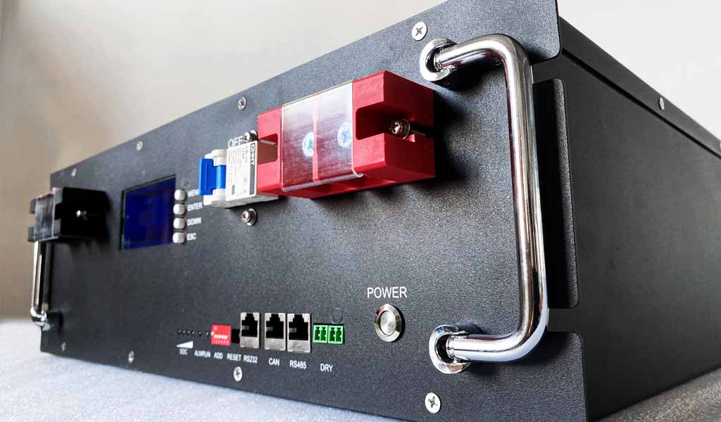 Rack Mount Lithium Ion Battery 48V 100Ah for Home Energy Storage System LiFePO4 Powerwall