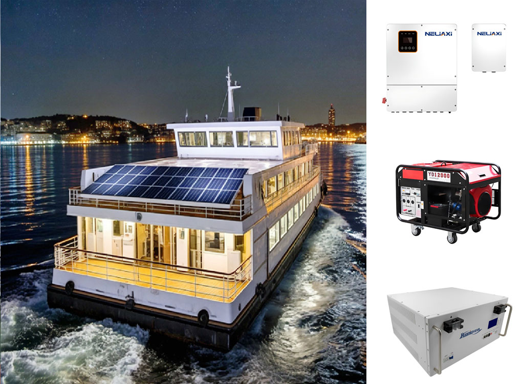 Marine PV-Diesel Generator-Energy Storage Hybrid System LiFePO? Battery 100kWh 200-800V Off-Grid Power Supply for Ships and Ocean Vessels