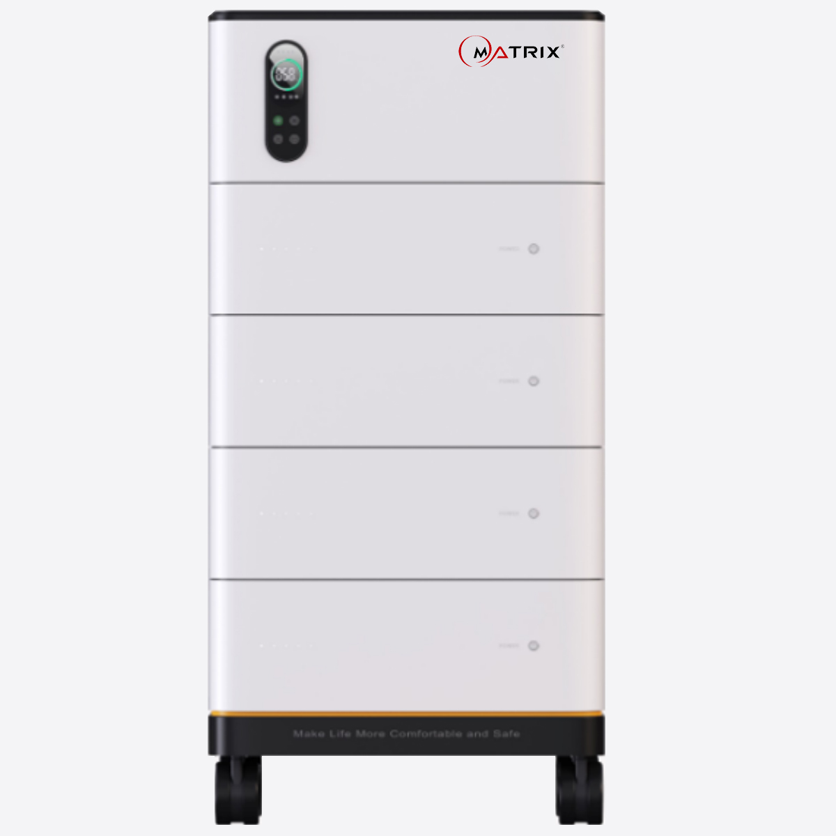 Matrix Lithium 51.2V 100Ah LiFePO4 Stackable Residential ESS Battery Longer Cycle Life Safe & Reliable Intelligent BMS High Performance LiFePO4 Cells Modular Design Real-Time Monitoring Plug and Play Energy Storage System for Home Power Backup