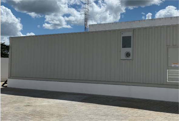 APO-M500-90Ah Cabinet Type Energy Storage Microgrid System UL9540A Compliant 6000 Cycles Long Life High Efficiency IP54 Protection PV Grid DG Hybrid Power Source Shenzhen Apollo Energy