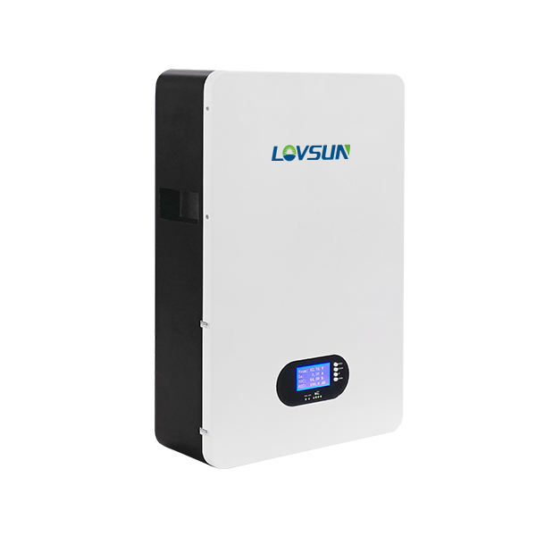 Lovsun Wall-mounted 5kWh 10kWh Lithium Battery 51.2V 100Ah 200Ah Solar Storage System for Residential and Commercial Energy Storage