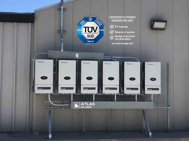 Atlas Commercial PV Systems TüV Certified On-Grid Solar Kits for Business Electricity Savings Factory Direct