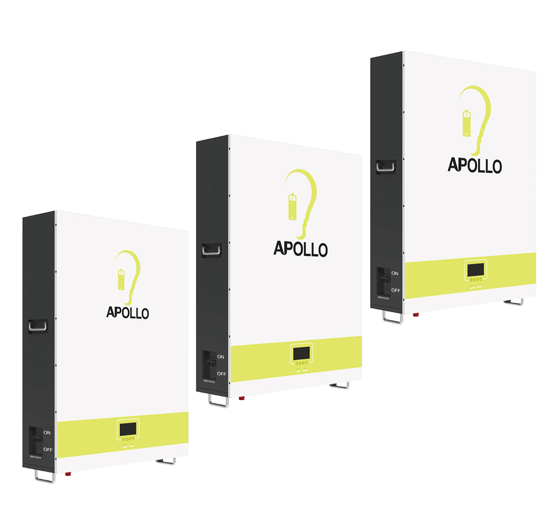 APOLLO Energy High Power 10.24kWh LiFePO4 Battery 51.2V 200Ah for Solar Home Energy Storage Systems