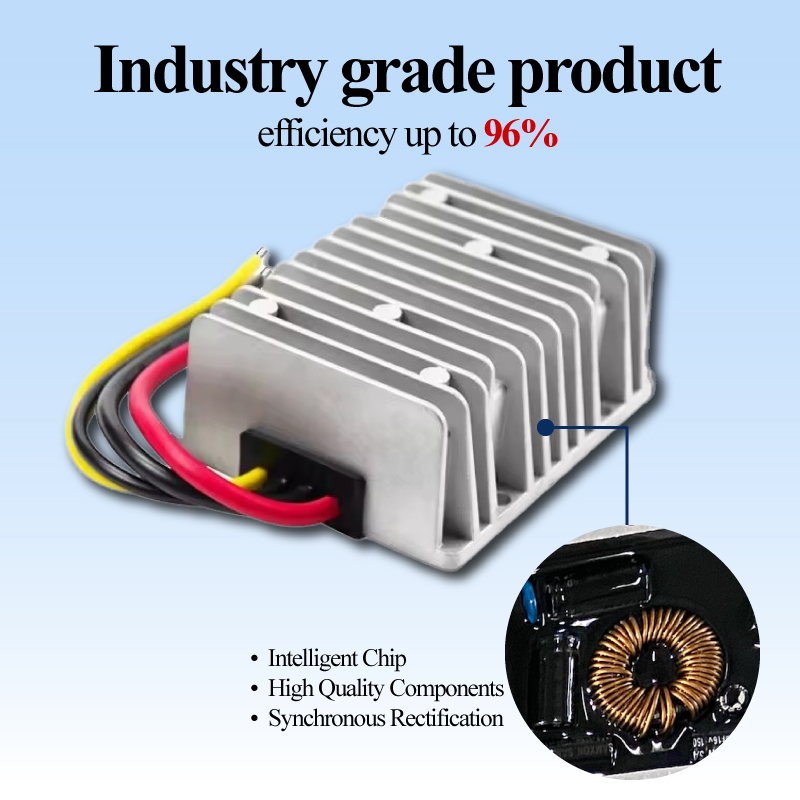 SYGDC DC Converter 24V to 12V 5A 10A 20A 30A 120W 240W 360W High Efficiency Waterproof Step Down Boost Converter for Industrial and Renewable Energy Applications SUYEEGO