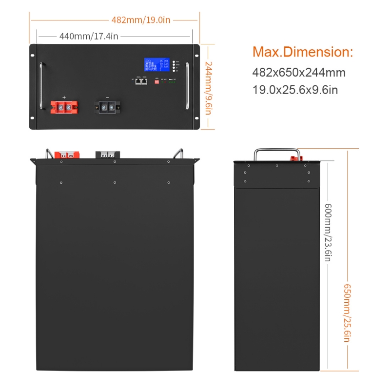 51.2V 150Ah LFP Battery High-Capacity Energy Storage System for Solar Power and UPS Applications