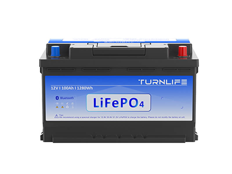 QSL12100 1280Wh 100Ah 12.8V LiFePO4 Battery 11kg Compact Design for Solar Storage and Off-Grid Power Systems