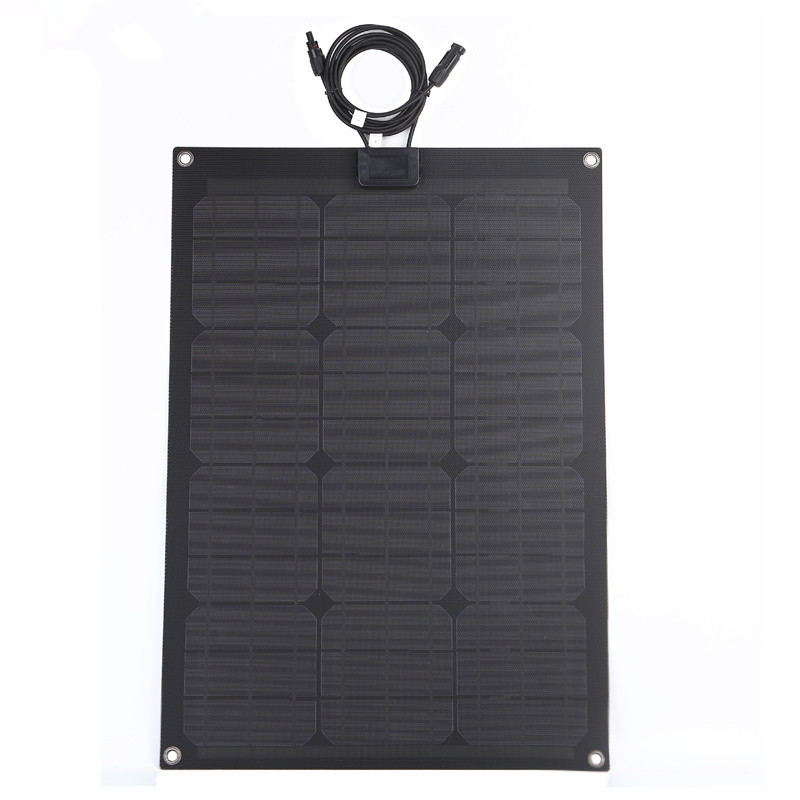 Flexible Panel 100W SunPower Solar Cells 20% Efficiency Ultra-Lightweight for Curved Surfaces and Portable Applications Alily Energy