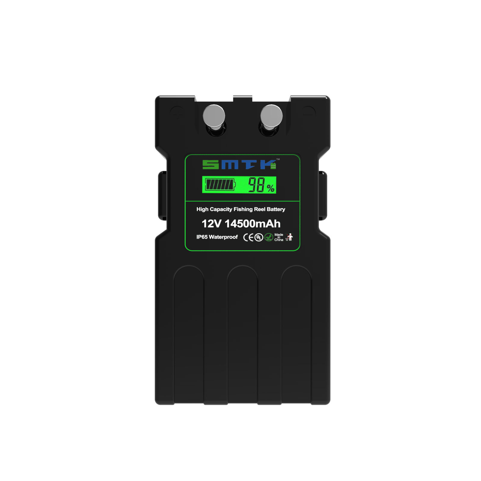 12V 14500mAh Li-ion Battery for Electric Reels Long Cycle Life with IP65 Waterproof for Saltwater & Deep Drop Fishing Reels