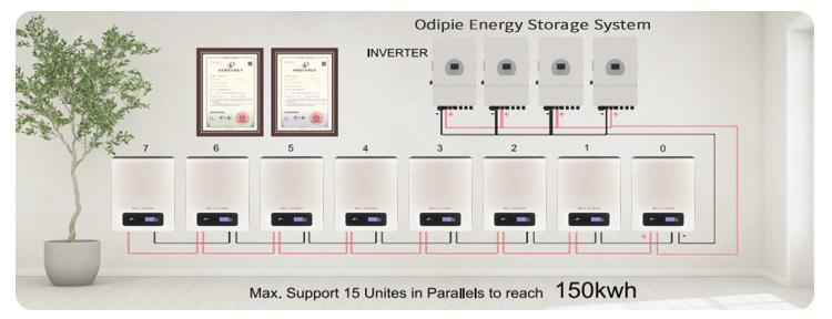 48V 200Ah Wall-Mounted Lithium Battery for Solar Home Power Storage System with LiFePO4 Technology