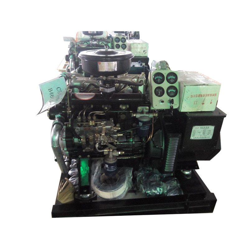 Marine Generator Set 12kW Open Type 380V 50Hz 1500rpm Diesel Electrical Start IP23 Insulation Class F for Marine Applications