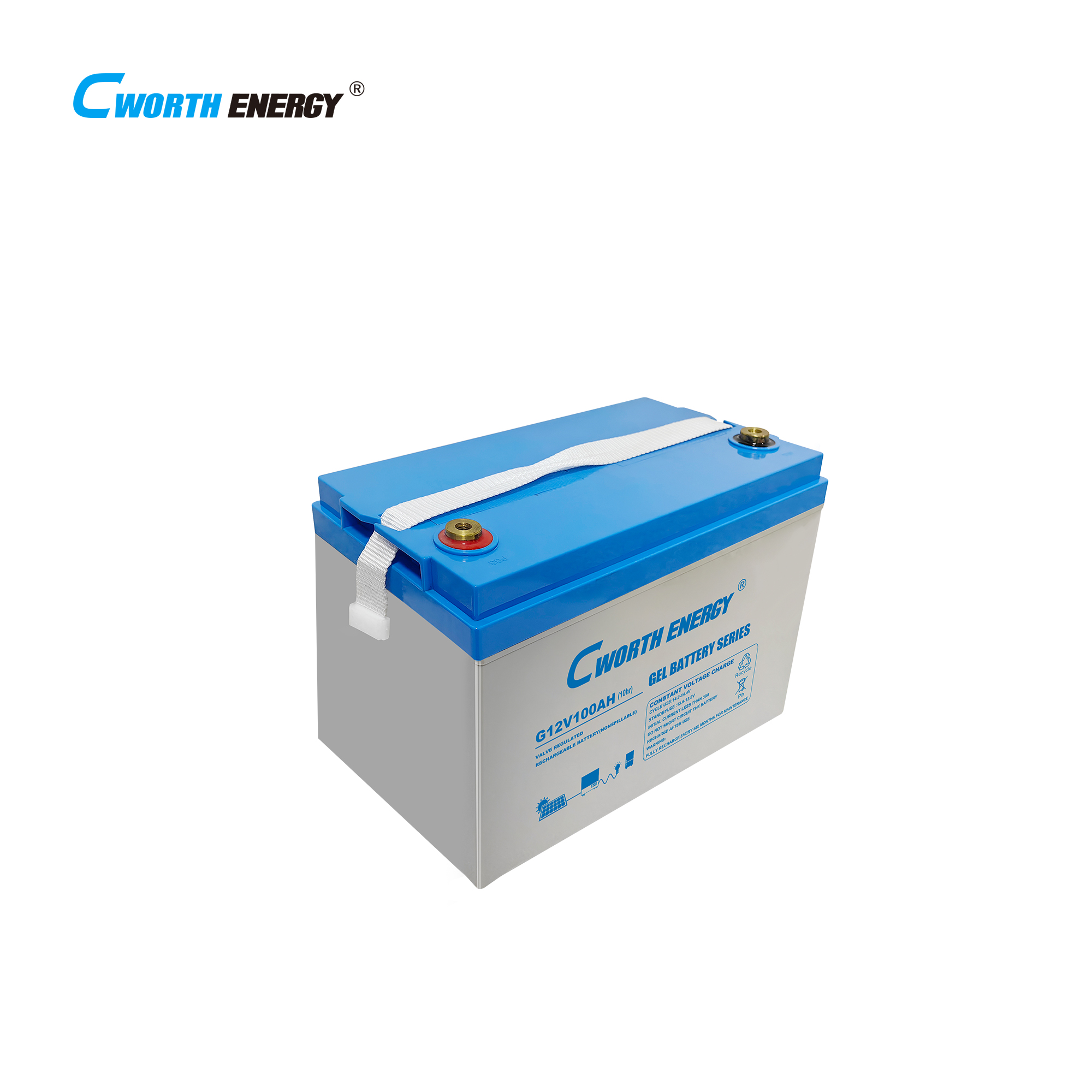 Gel Battery G12V 100AH Long Service Life High Energy Density Sealed Maintenance-Free for Renewable Energy Storage Systems
