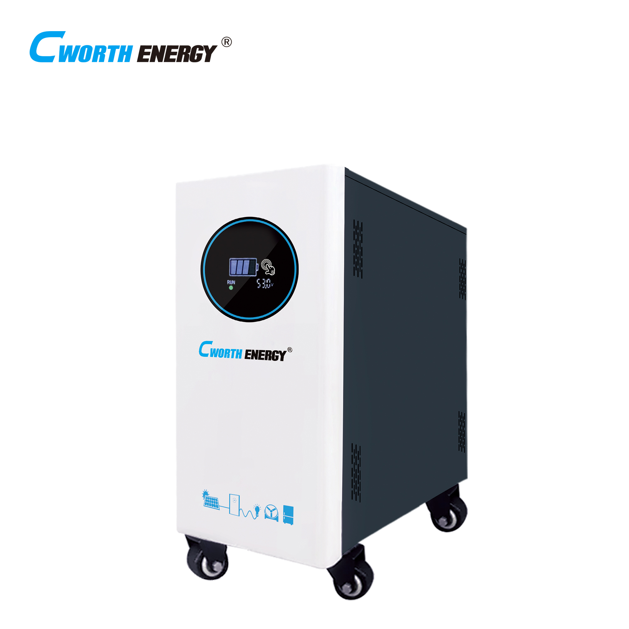 LiFePO4 Battery LBF-48400C 48V 20KWH High-Capacity Energy Storage System for Solar Power Backup