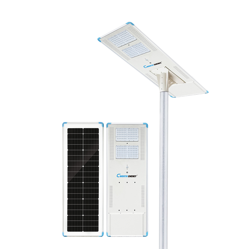 Solar Street Light 60W All-in-One Solar Light for Outdoor Street Lighting