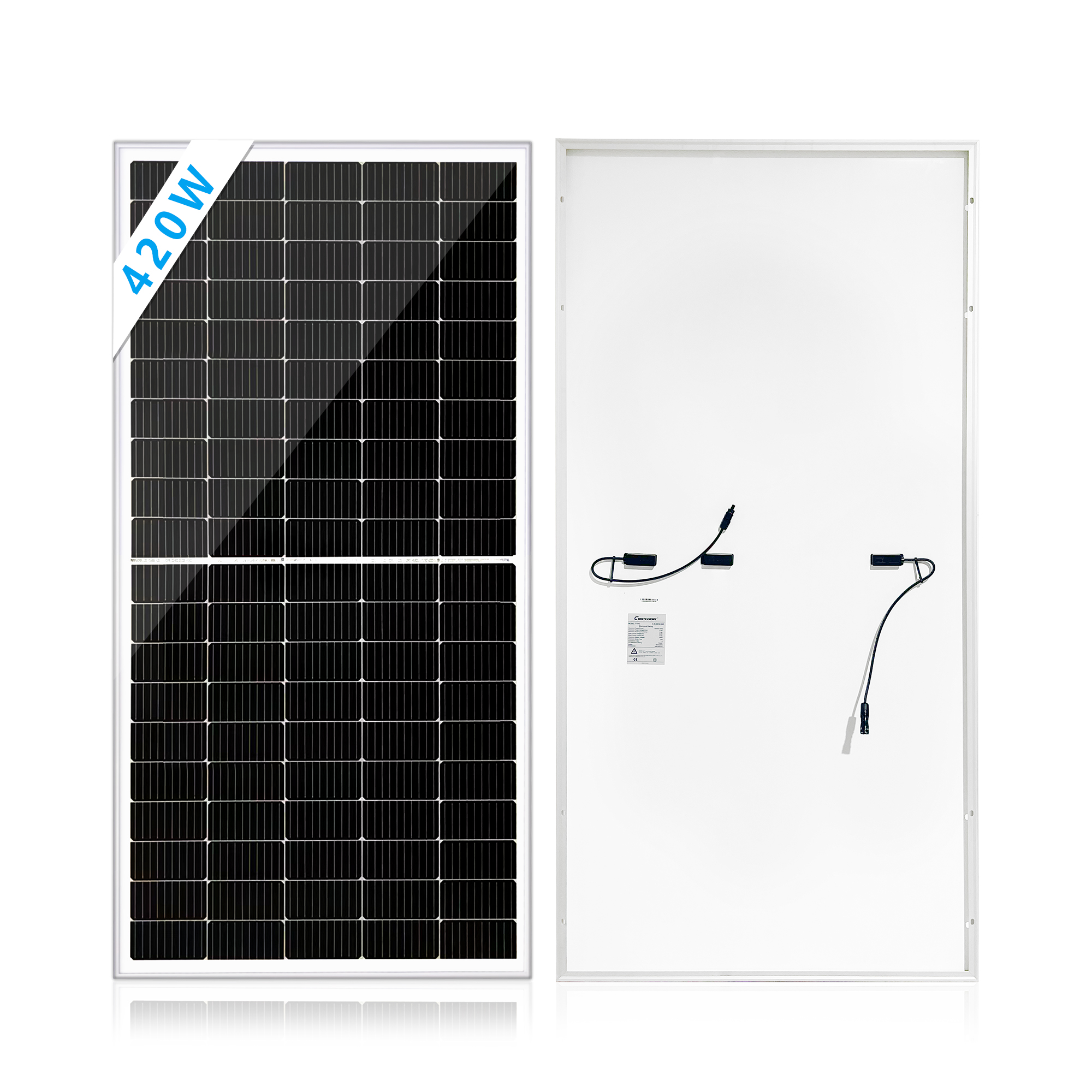 420W Mono Half Cell Solar Panel High-Efficiency Photovoltaic Module for Residential and Commercial Power Systems