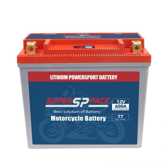 Lithium Power Sport Batteries 12.8V 6Ah High Pulse Cranking 420A for Motorcycle ATV Snowmobile Superpack