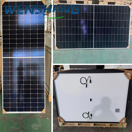 Solar Panel High Efficiency 20% Output All Black PERC Half Cell for Residential and Commercial PV Systems SUNWIN