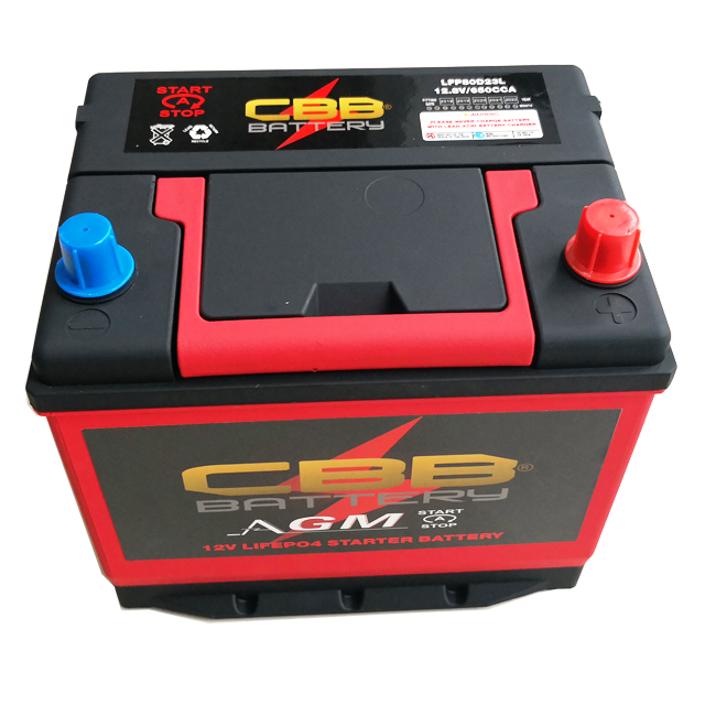 12V 30ah LiFePO4 Lithium Car Battery High CCA, Lightweight for Start-Stop & Micro-Hybrid Vehicles CBB